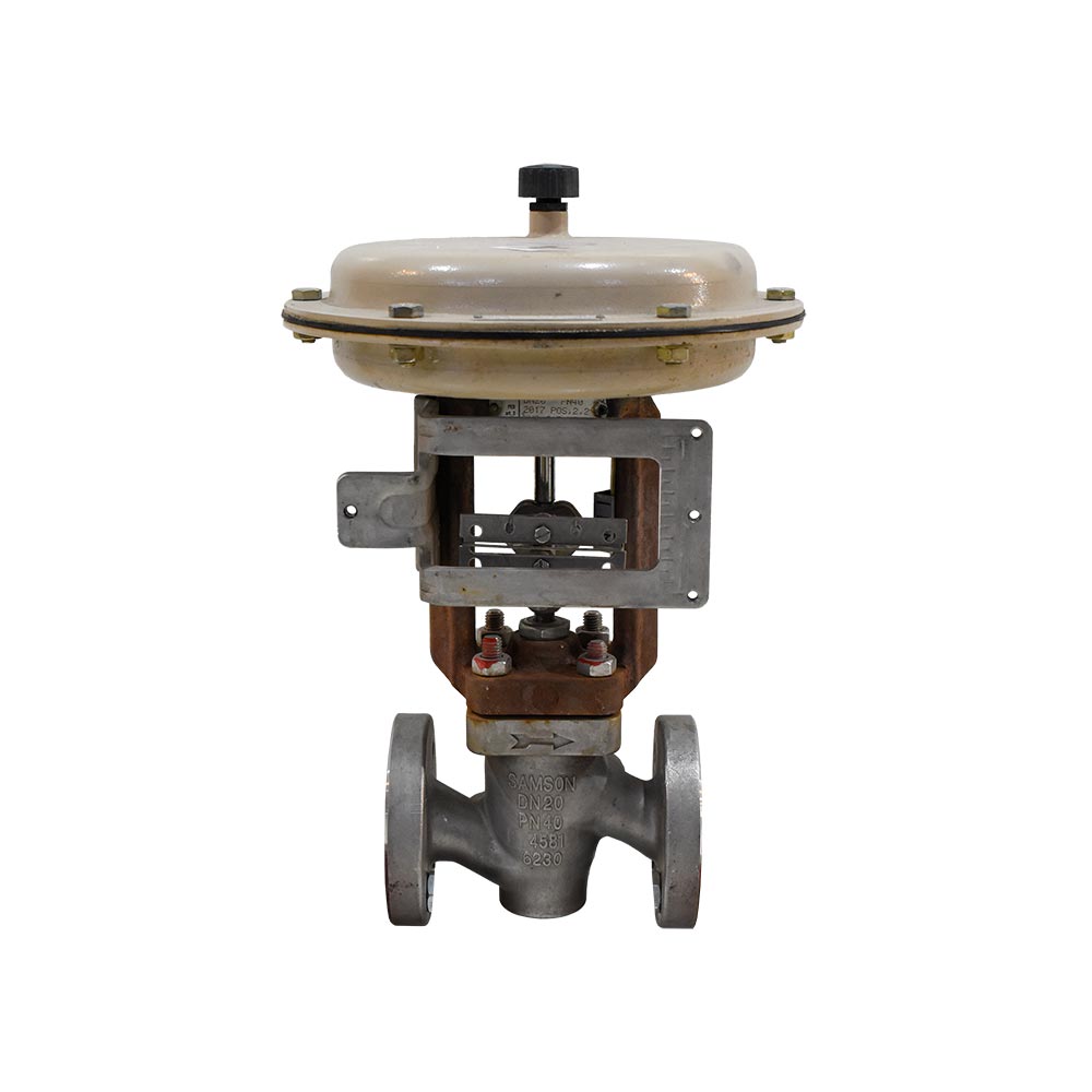 کنترل ولو سامسون سایز 3/4 اینچ مدل 3241 | بدنه استنلس استیل | اکچویتور 3271