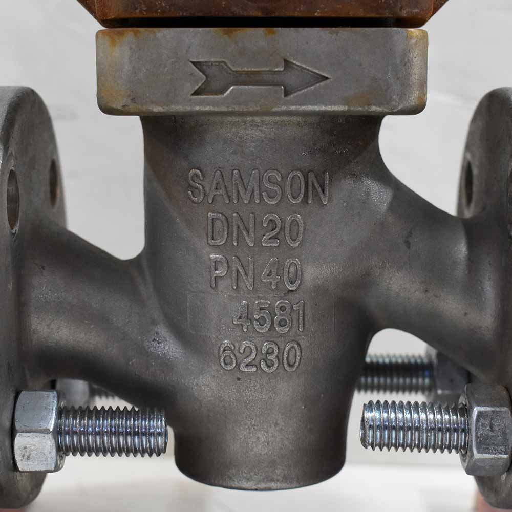 کنترل ولو سامسون سایز 3/4 اینچ مدل 3241 | بدنه استنلس استیل | اکچویتور 3271