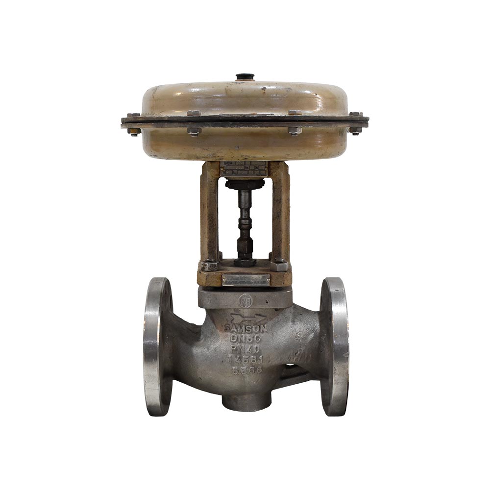 /control-valve-samson-3241-2inch کنترل ولو سامسون سایز 2 اینچ مدل 3241 | بدنه استنلس استیل | اکچویتور 3271