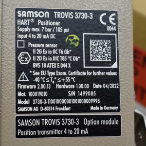 ای توپی پوزیشنر سامسون مدل 3-3730