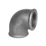 زانو گالوانیزه 90 درجه 1/2" TUPY