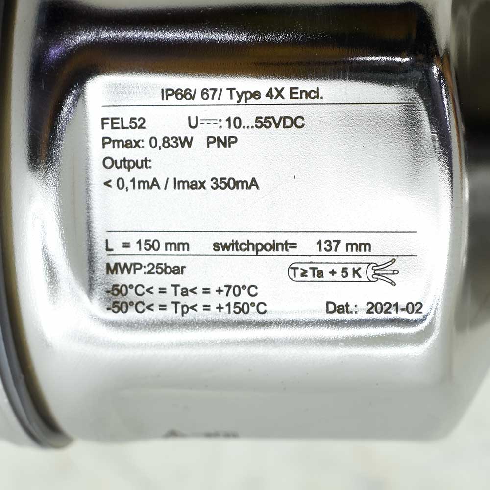 سوئیچ سطح دیاپازونی هایژنیک با اتصال Tri-Clamp