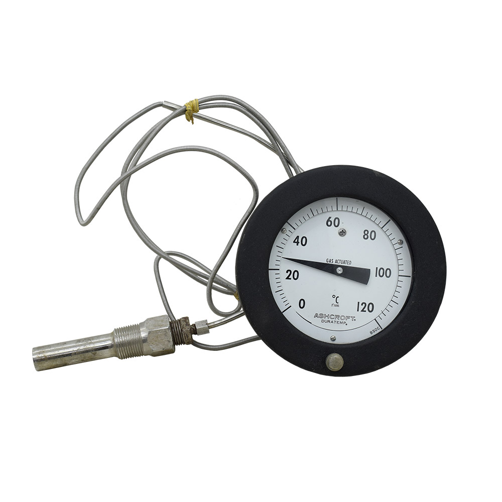 0036169_-120- گیج دما کپیلاری دار اشکرافت رنج 120 درجه
