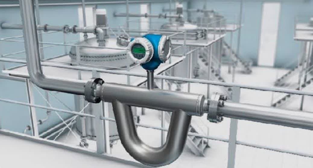 Coriolis Flow Meter اندرسهاوزر برای اندازهگیری جریان جرمی