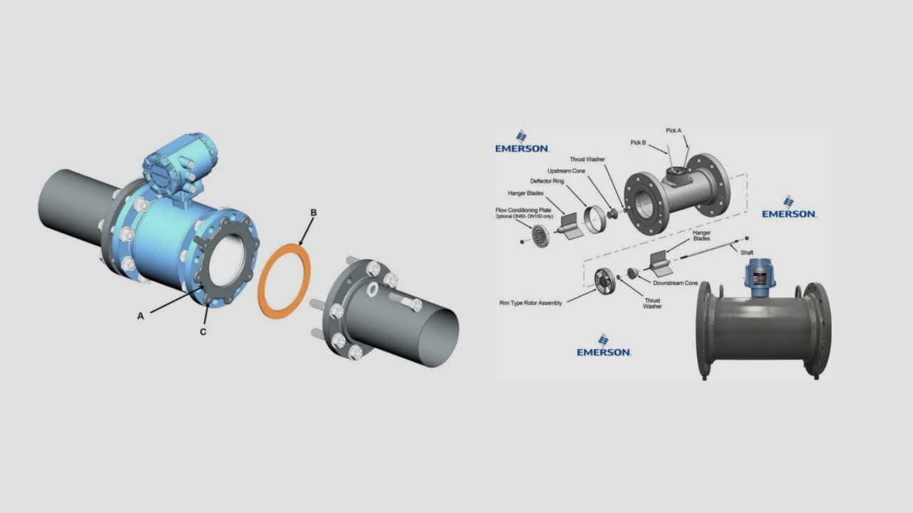 طراحی شماتیک فلومتر و مسیر جریان