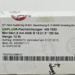 گسکت تخت تفلونی سایز "3 کلاس 150 با کیفیت بالا
