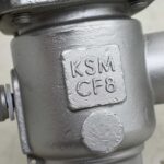 شیر اطمینان فلنجی استیل مدل CF8M