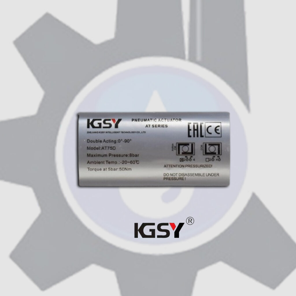 پلاک اکچویتور پنومایتک دابل اکت سایز 75 برند KGSY