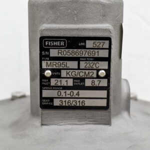 رگلاتور استیل FISHER دنده ای سایز "1/2