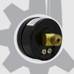 گیج فشار صفحه 5 سانت افقی 60psi