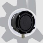 گیج فشار قاب مشکی اشکرافت رنج 6 بار مدل 1259 - Image 2