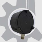 گیج فشار قاب مشکی swagelok رنج 1- تا 1 بار