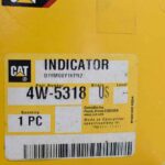 گیج فشار وکیوم caterpillar رنج 30 اینچ آب