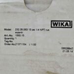 گیج فشار اکسیژن استیل رنج 15 پی اس آی مدل 232.35.063