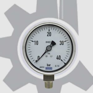 گیج تمام استیل ویکا 10 سانت عمودی 40 بار