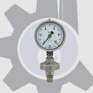 گیج فشار دیافراگمی ویکا صفحه 10 سانت رنج 10 بار مدل DSS34M