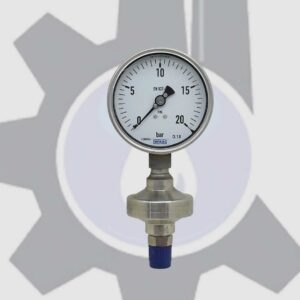 گیج فشار دیافراگمی ویکا صفحه 10 سانت رنج 20 بار مدل DSS34M