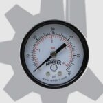 گیج فشار صفحه 5 سانت افقی 60psi