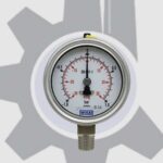 گیج فشار صفحه 6 سانت ویکا رنج 1- تا 1 بار مدل 232.50.063