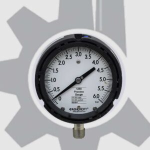 گیج فشار قاب مشکی اشکرافت رنج 6 بار مدل 1259