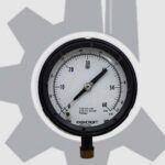 گیج فشار قاب مشکی اشکرافت رنج 60 بار مدل 1259