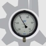 گیج فشار قاب مشکی ویکا 1- تا 1.5 بار مدل 233.34