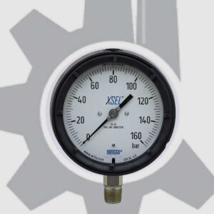 گیج فشار قاب مشکی ویکا 160 بار مدل 232.34
