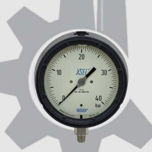 گیج فشار قاب مشکی ویکا رنج 40 بار مدل 233.34