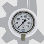 گیج فشار ویکا صفحه 10 سانت رنج 350 میلیمتر آب