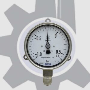 گیج فشار تمام استیل 10 سانت رنج 1- تا 0.6 بار مدل 232.30.100