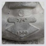 شیر-فلکه-کشویی-استیل-کلاس-1500-3/4-inch