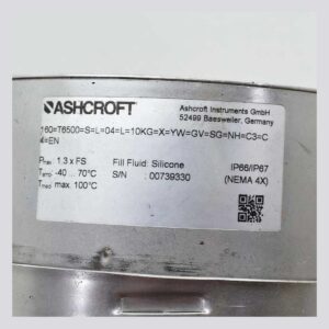 گیج-فشار-10-بار-صفحه-16-اشکرافت-مدل-T6500-IP66IP67