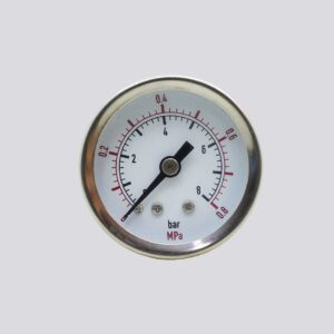 گیج-فشار-خشک-افقی-8-بار-صفحه-40-میلی‌متر
